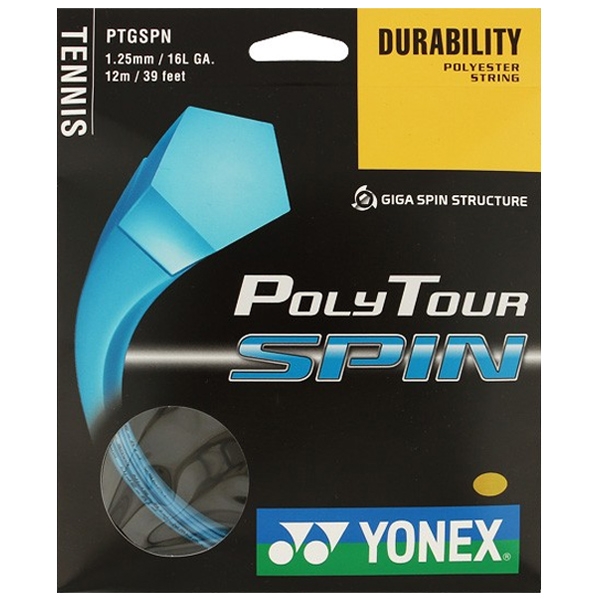 Yonex Poly Tour Spin 125 Tennis String Set