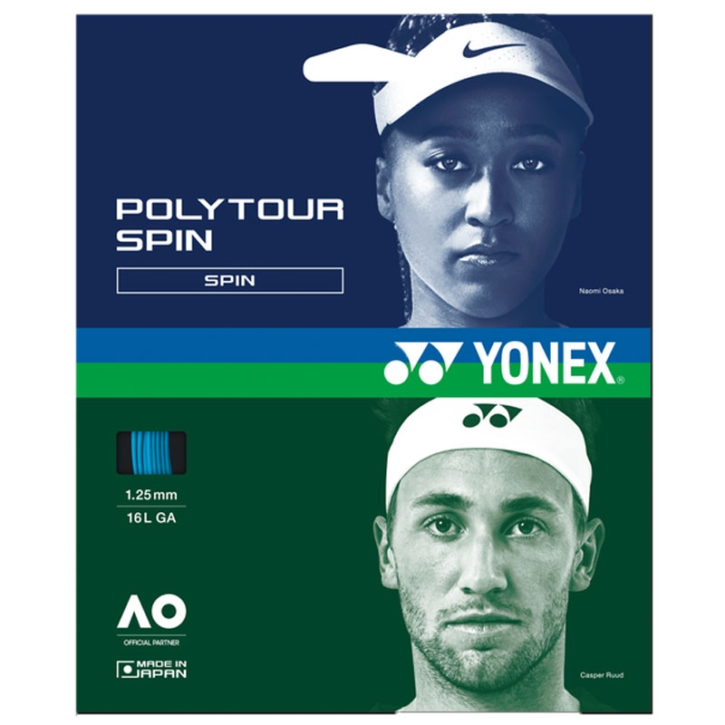 Yonex Poly Tour Spin 125 Tennis String Set