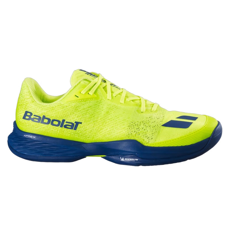 Babolat Jet Mach Men's Pickleball Shoe Fluoyellow/blue