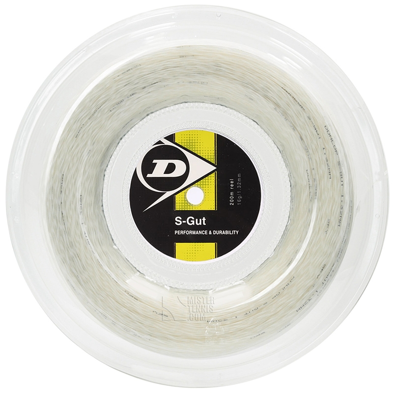 GSI Synthetic Gut 17 white tennis string 660' Reel 