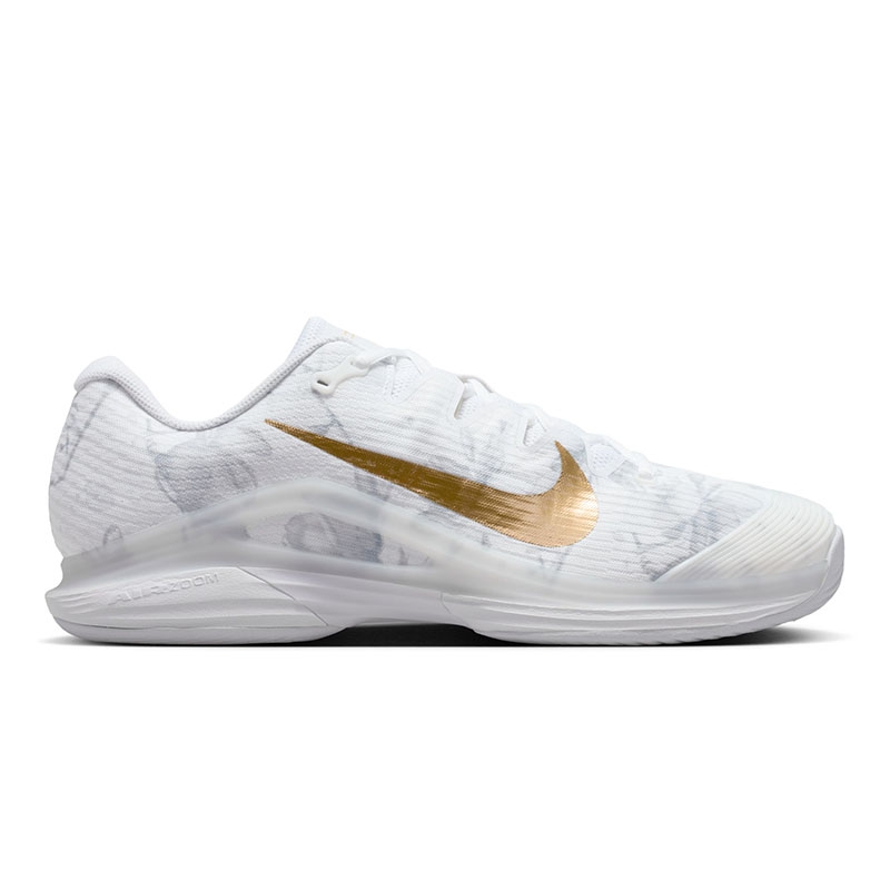 Nike Zoom Vapor 12 Magnolia Men's Tennis Shoe White/metallicgold