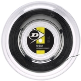  Dunlop Synthetic Gut 16 Tennis String Reel - Black