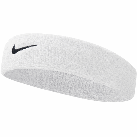 Salida Mucho bien bueno posición Nike Swoosh Headband White