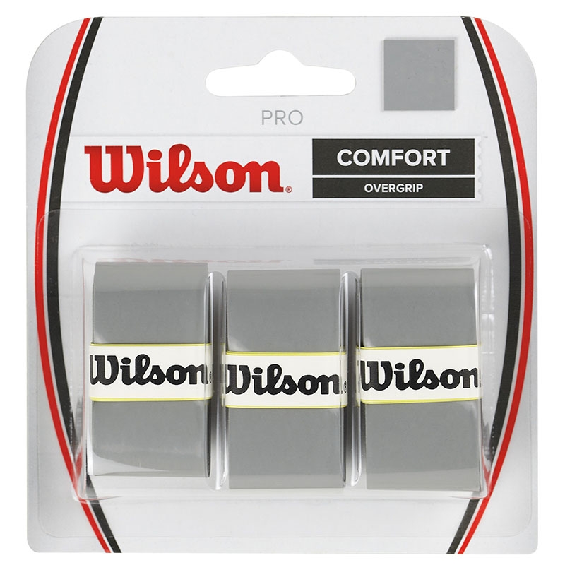 Wilson Pro Overgrip 3 Pack Silver