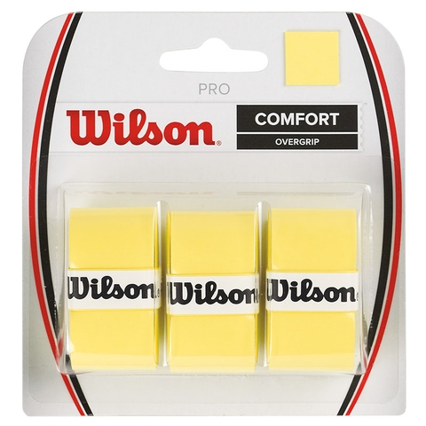 Wilson Pro Overgrip 3 Pack Yellow