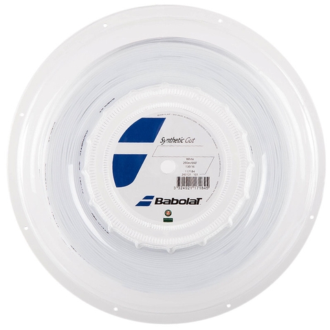 Babolat Synthetic Gut 16 Tennis String Reel - White White