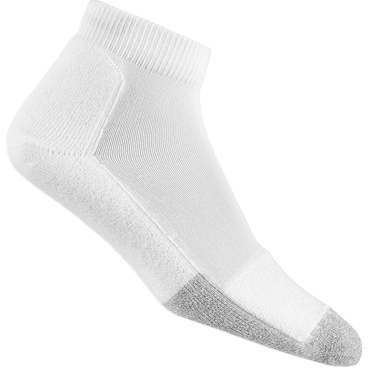Thorlo Mini Crew Lite Tennis Socks - Medium White
