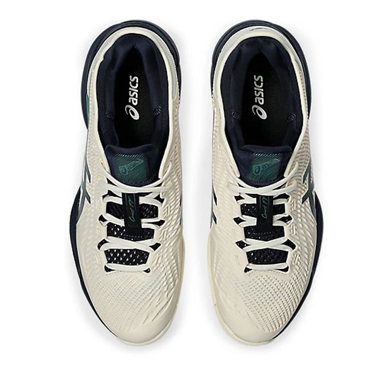 Asics Court FF 3 Novak Men's Tennis Shoe Cream/jaspergreen