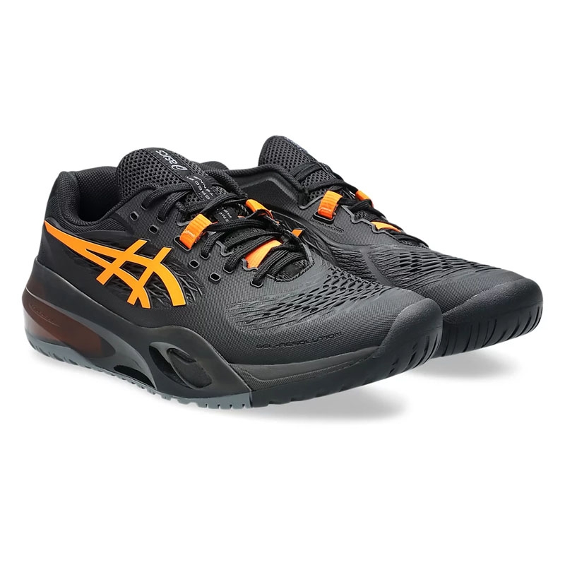 Asics Gel Resolution X Men's Tennis Shoe Black/shockingorange