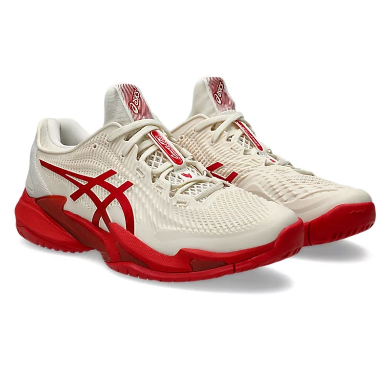 シューズ asics - Asics COURT  FF NOVAK Asics Court FF3 Novak Mens Tennis Shoe - Electric Red