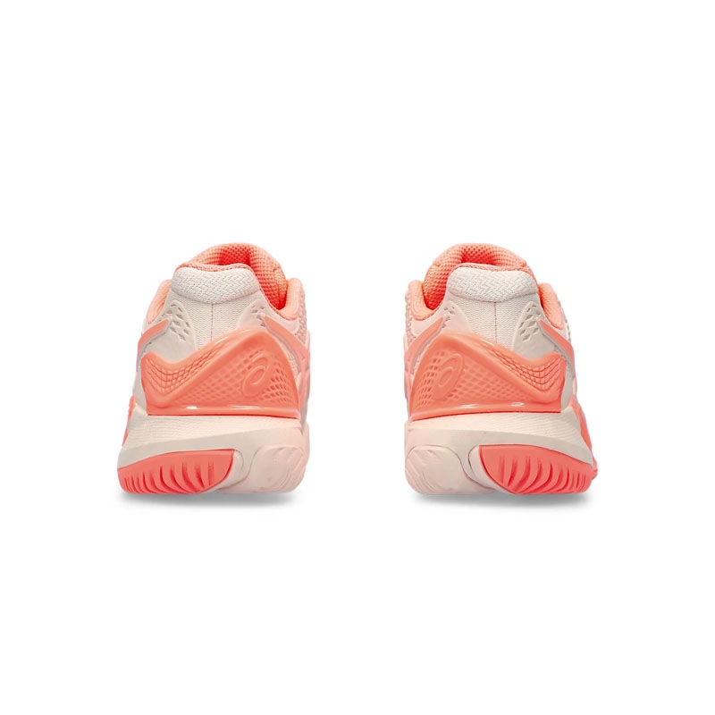 Asics Gel Resolution 9 Women s Tennis Shoe Pearlpink suncoral