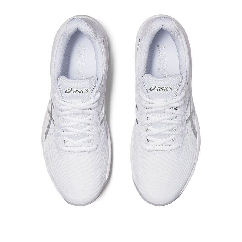 Asics Gel Game 9 Women's Tennis Shoe White/puresilver