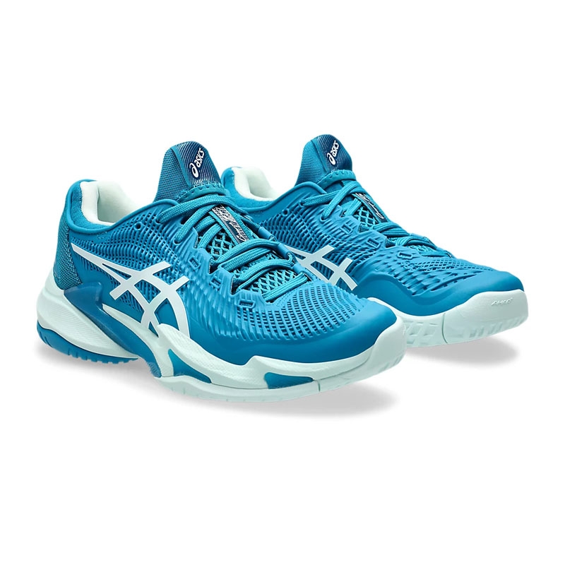 最新モデル美品！COURT FF 3 OC  26 アシックス Asics Court FF 3 Women's Tennis Shoe Tealblue/white