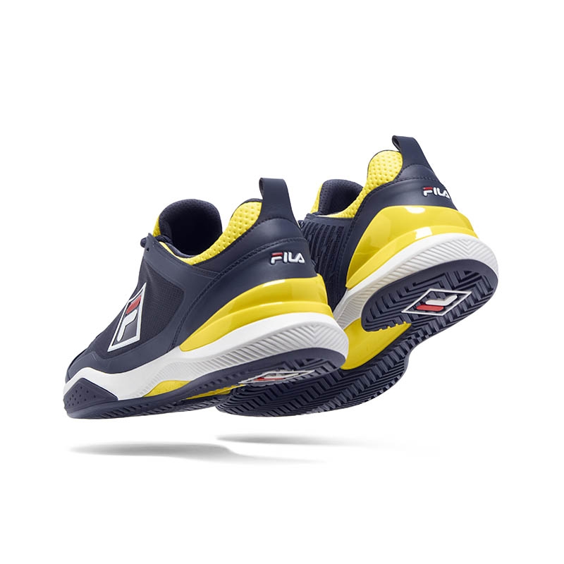 Fila Speedserve Energized Men s Tennis Shoe Blue yellow