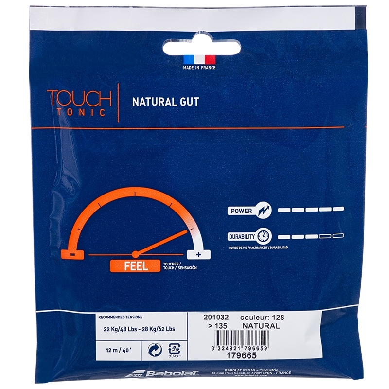 Babolat Touch Tonic 15L Tennis String Set Natural