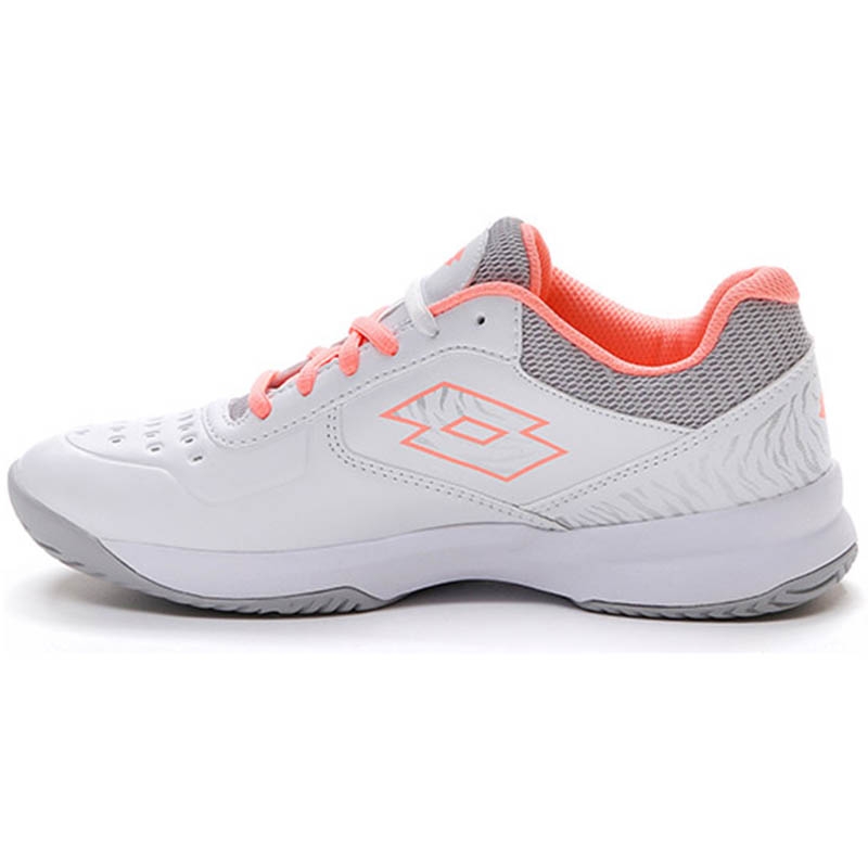 Lotto Space 600 Women's Tennis Shoe White/rose