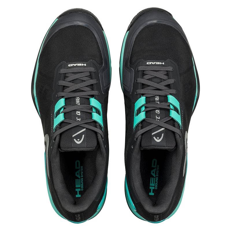 Head Sprint Pro 3.5 Men's Tennis Shoe Black/teal