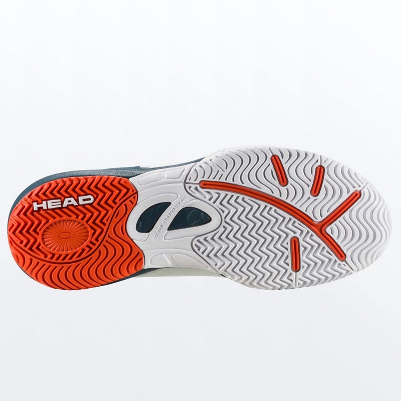 Head Sprint Junior Tennis Shoe White/orange