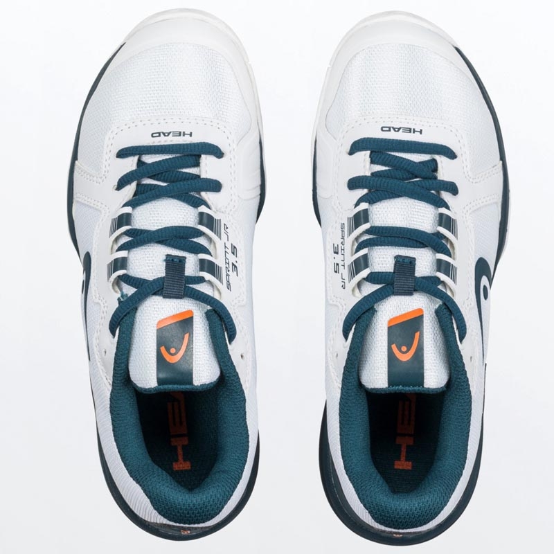 Head Sprint Junior Tennis Shoe White/orange