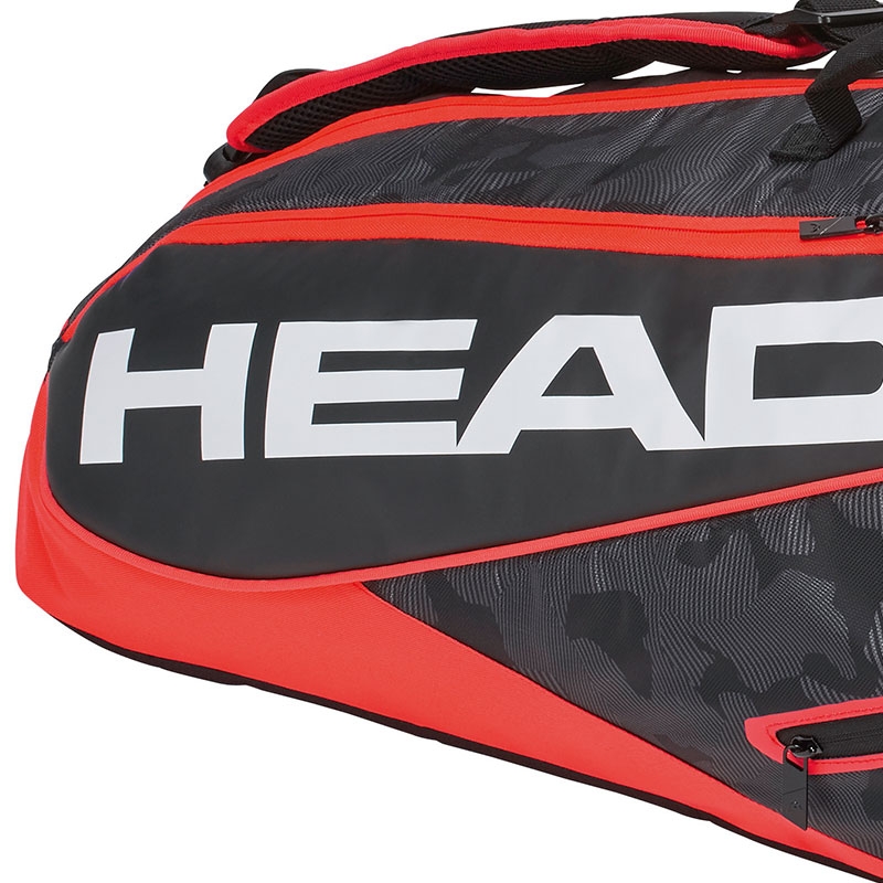 Head Tour Team 6R Combi Tennis Bag Black/red