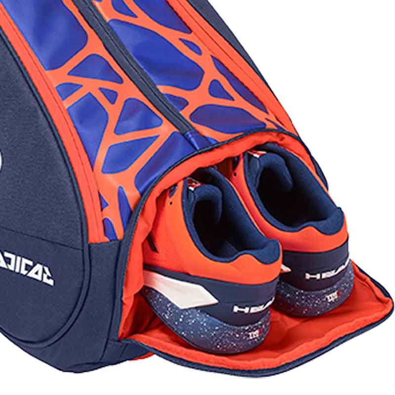 Head Radical 12 Pack Tennis Bag Blue/orange
