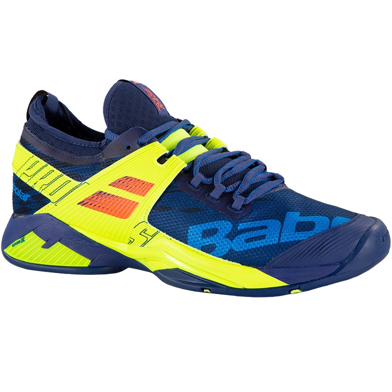 Babolat Propulse Rage Men's Tennis Shoe Blue/yellow