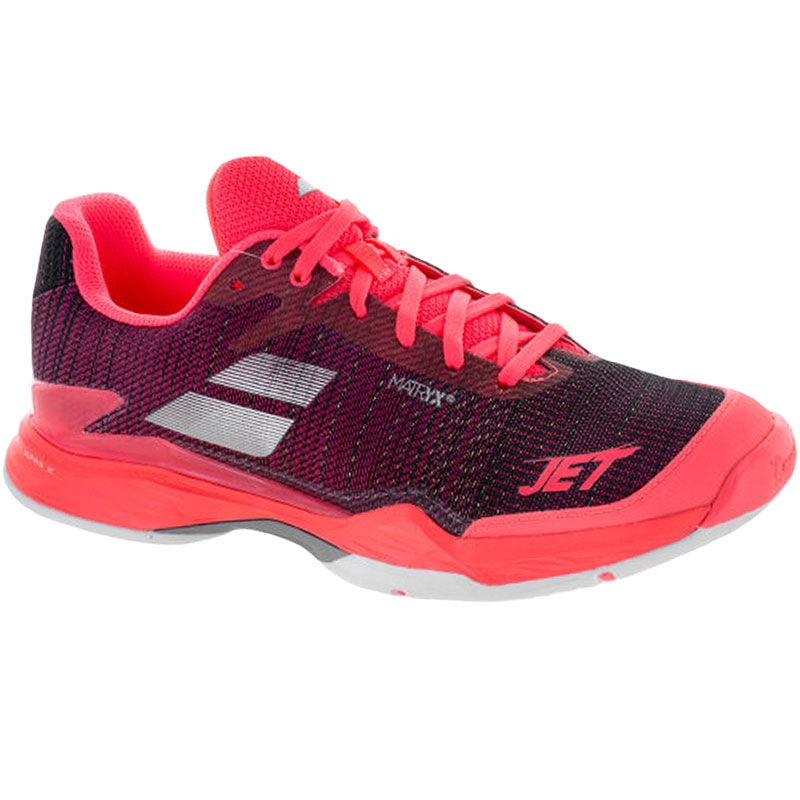 Babolat Jet Mach II Clay Women's Tennis Shoe Pink/silver
