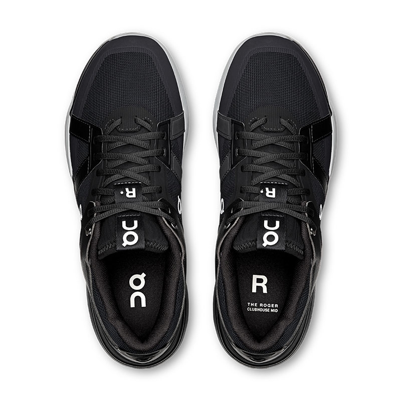 On THE ROGER Clubhouse Pro Men's Tennis Shoe Black/glacier