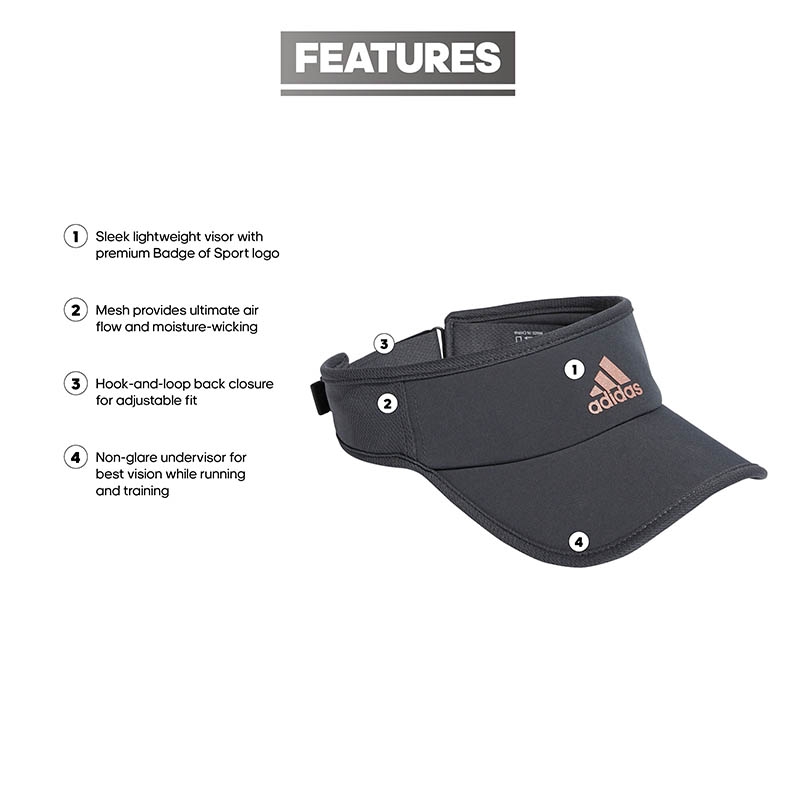 Adidas Superlite 2 Women's Visor Grey/rosegold