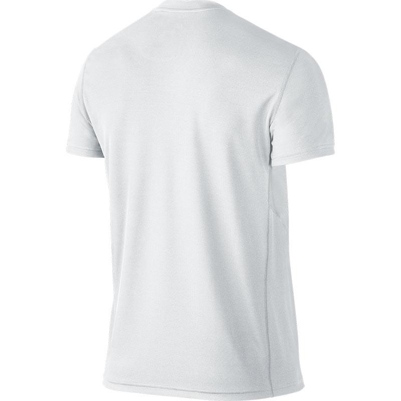Nike Power UV Crew Men's Tennis Shirt White/black