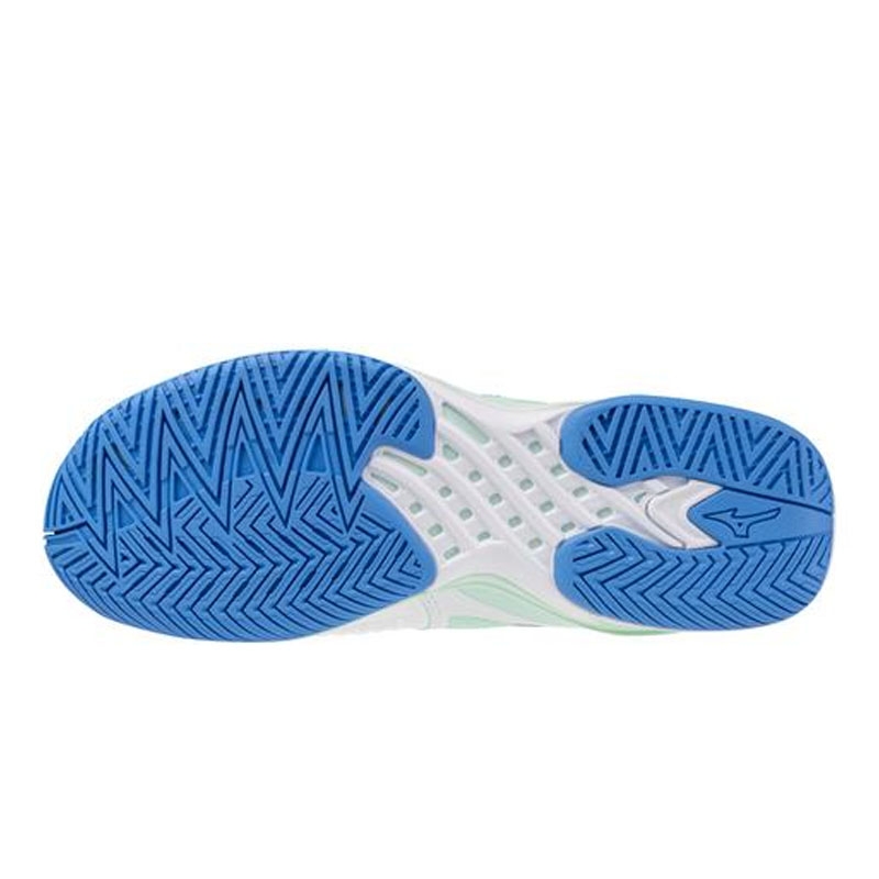 Mizuno Wave Exceed Tour 6 Ac Women's Tennis Shoe White/frontierblue