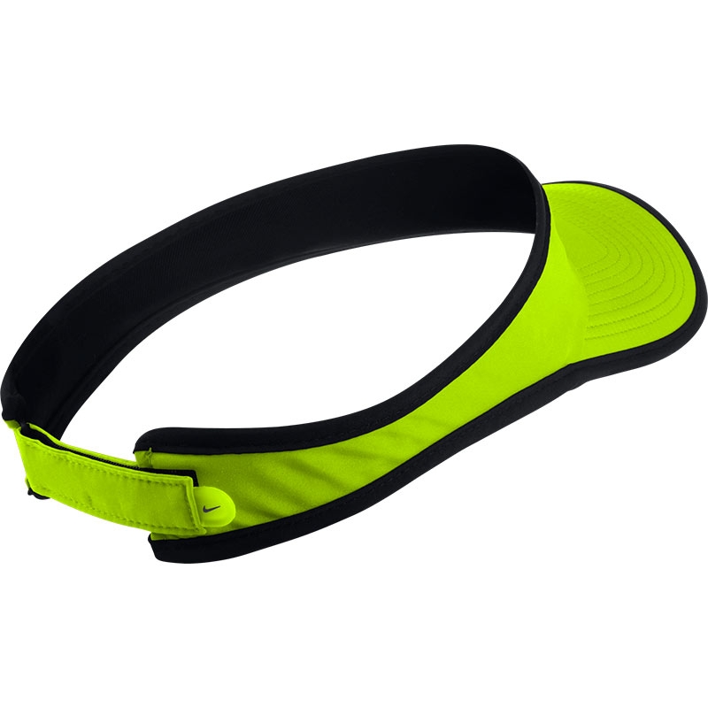 Nike Featherlight Men's Tennis Visor Volt/white
