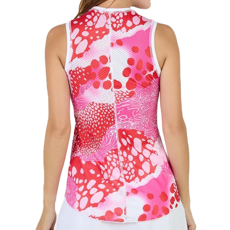 Sofibella Air Flow Women's Tennis Tank Red/white