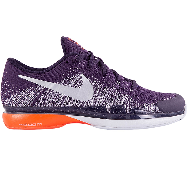Nike Zoom Vapor Flyknit Men's Tennis Shoe Purple/crimson