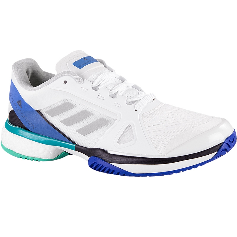 Adidas Stella McCartney Barricade Boost Women's Tennis Shoe White/blue
