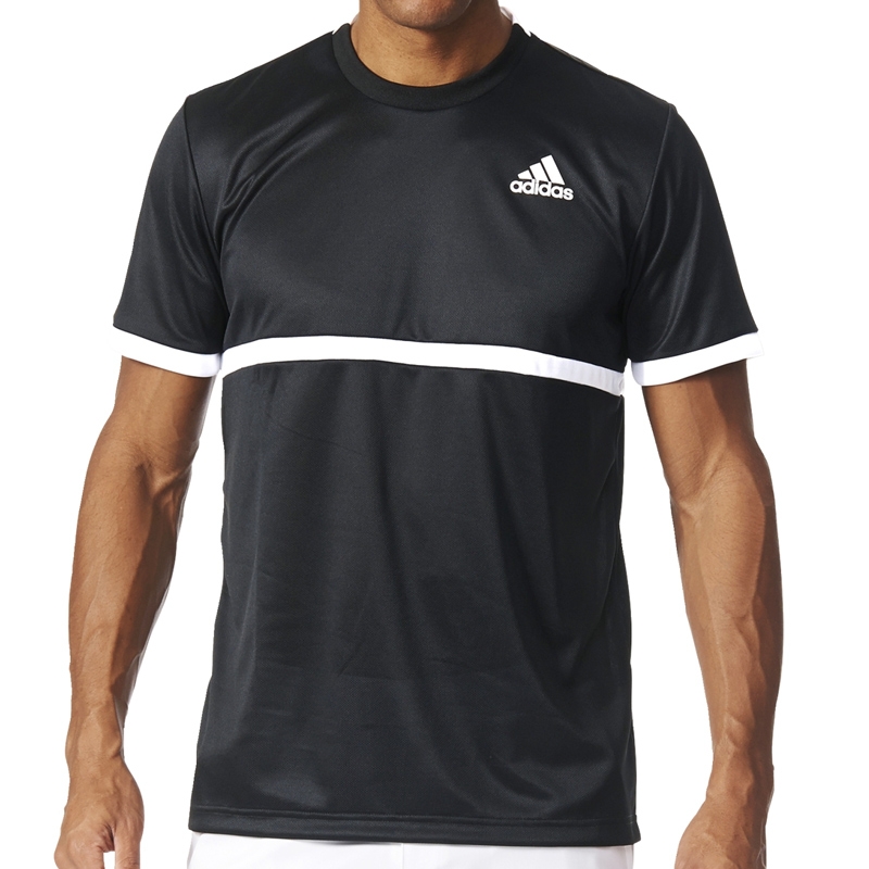 Adidas Court Men's Tennis Tee Black/white