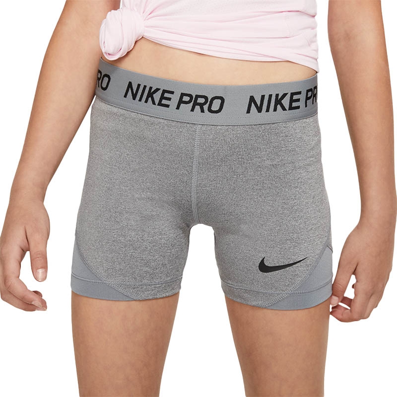 Nike Pro Girls' Short Carbonheather/grey