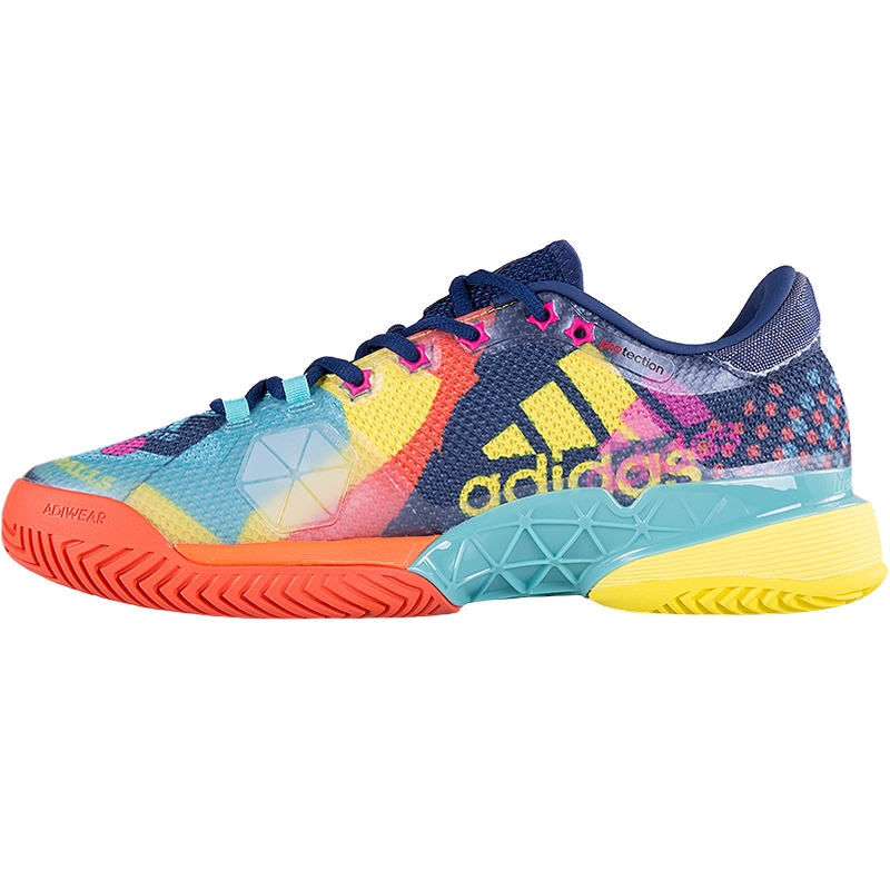 Adidas Barricade 2017 Pop Art Men�s Tennis Shoe Blue/yellow