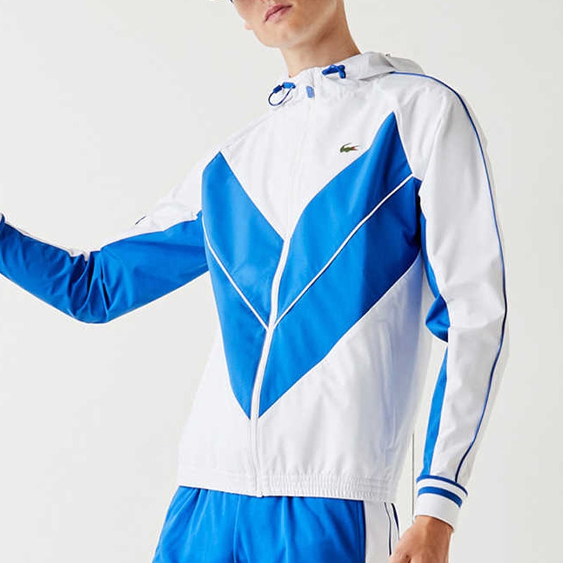 Lacoste Novak Men's Tennis Jacket White/marina