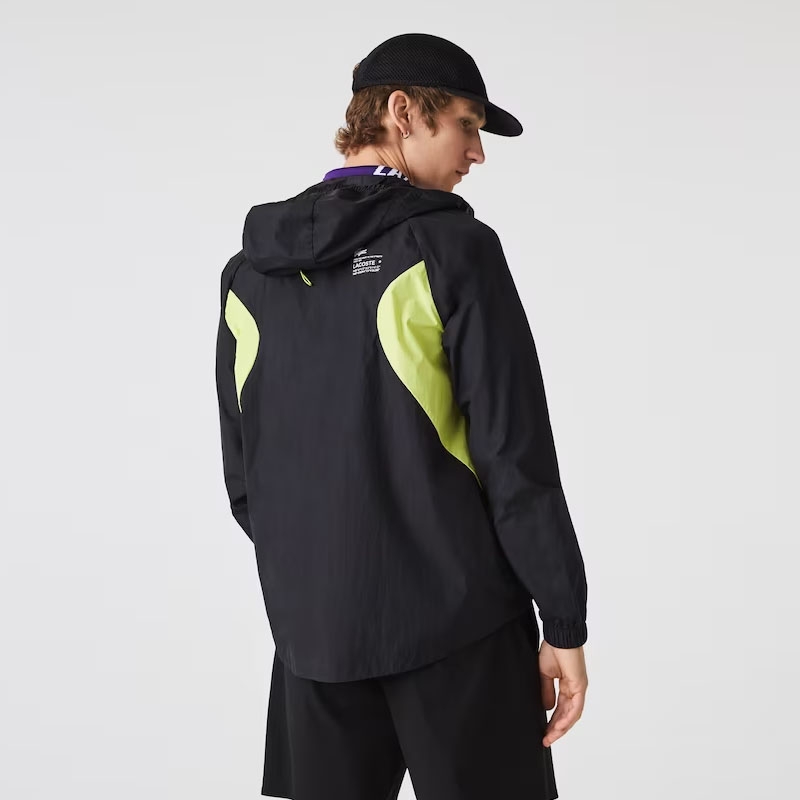 Lacoste Performance Men's Tennis Jacket Black/lime