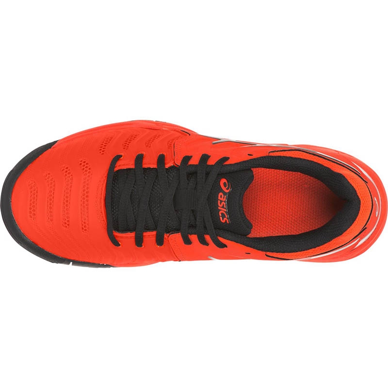 asics gel resolution 7 gs junior tennis shoe