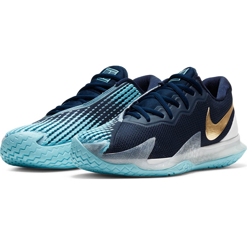 ik ben trots Gemaakt van liefde Nike Air Zoom Vapor Cage 4 Tennis Men's Shoe Obsidian/gold