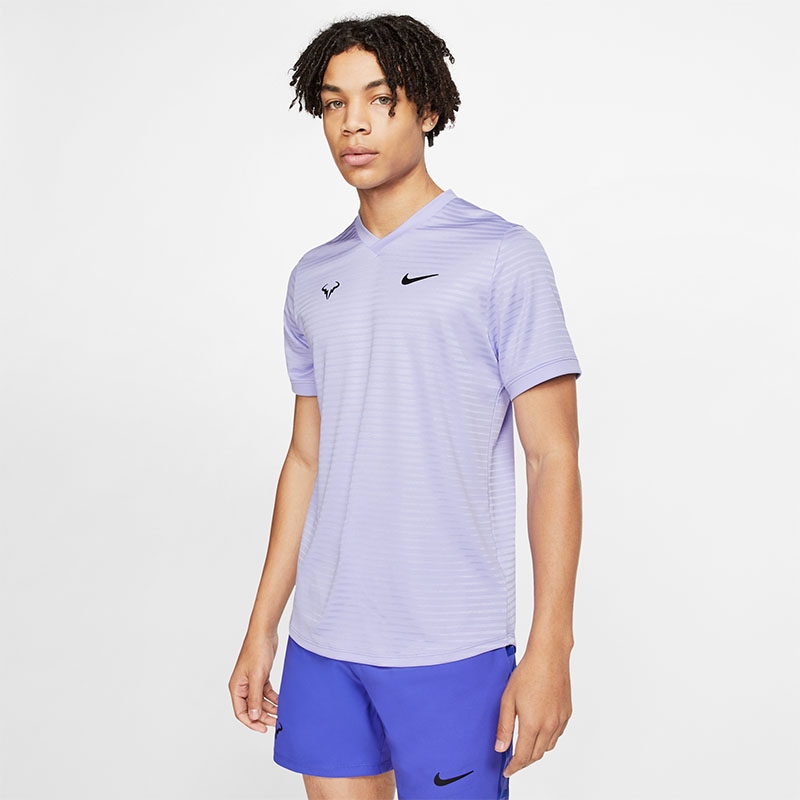 Nike Rafa Challenger Men's Tennis Top Purplepulse/black