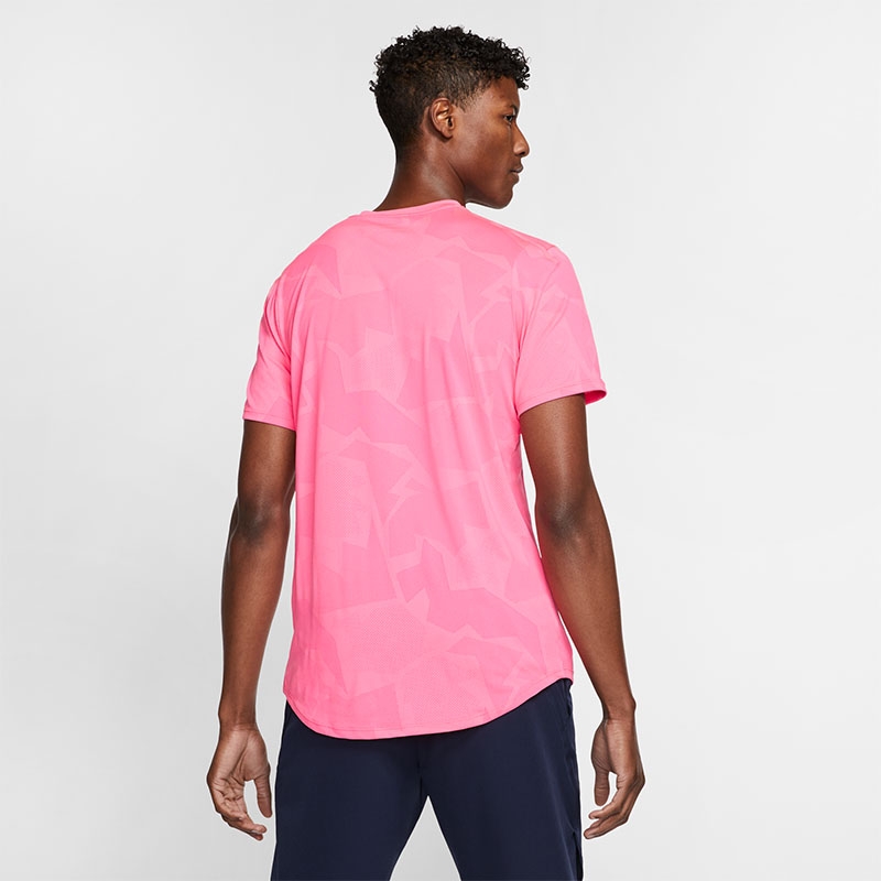 Nike Aeroreact Rafa Men's Tennis Top Pink/gridiron