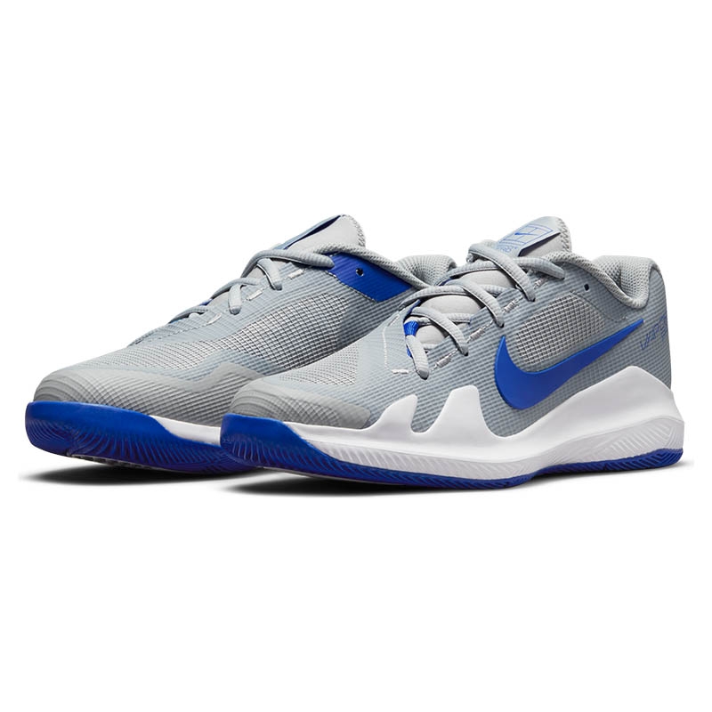 Nike Vapor Pro Junior Tennis Shoe Grey/royal