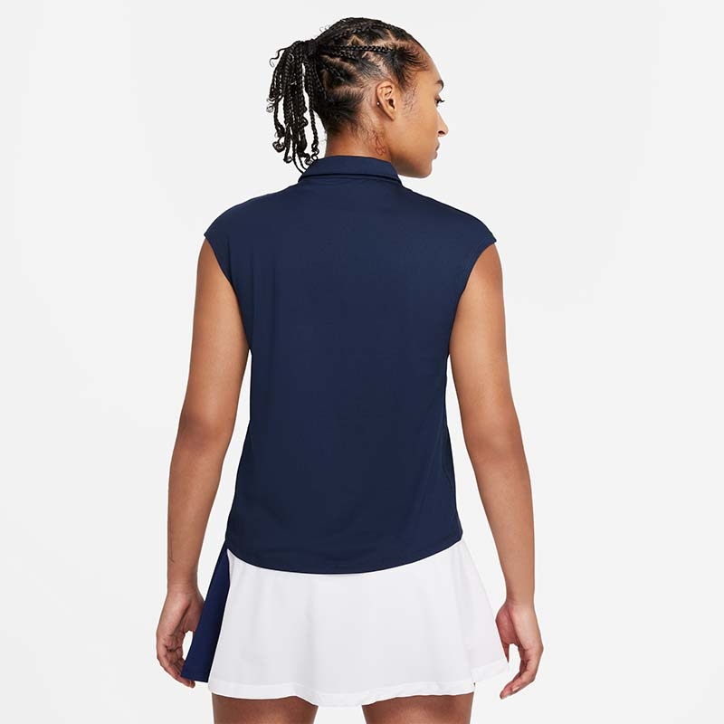 Nike Court Victory Women's Tennis Polo Navy