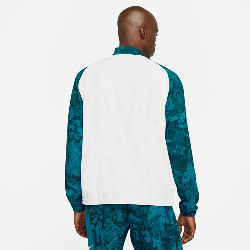 Nike Court Men's Tennis Jacket Greenabyss/white