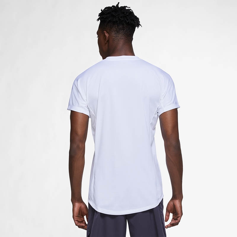 Nike Rafa Challenger Men's Tennis Top White/black Nike Rafa Challenger Men's Tennis Top White/black