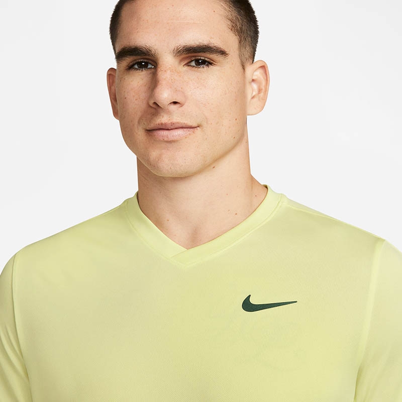 Nike Court Dry Victory Men's Tennis Crew Luminousgreen