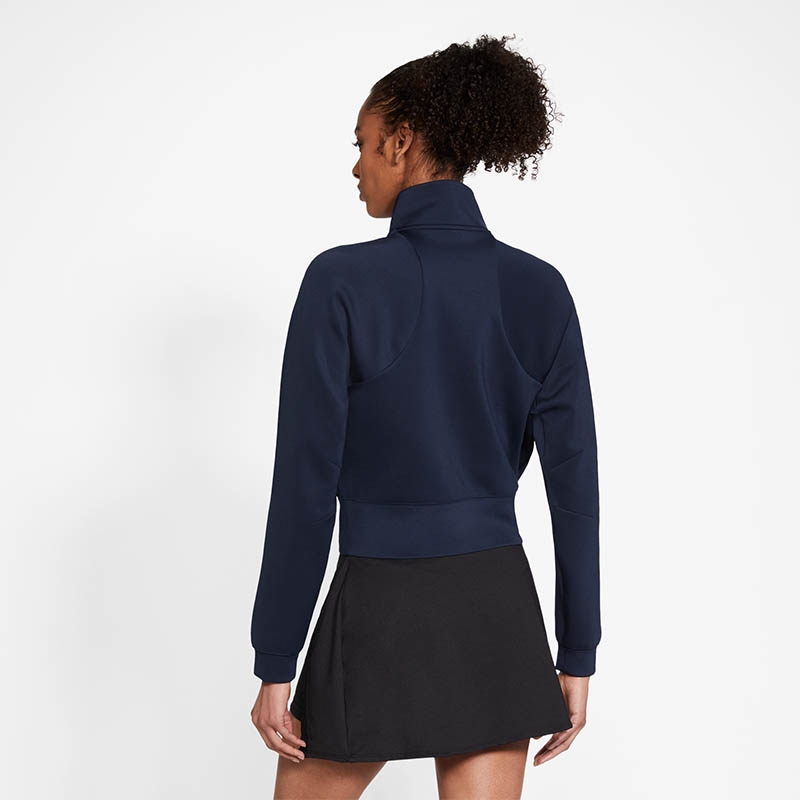 Nike Court Heritage Full Zip Women's Tennis Jacket Obsidian